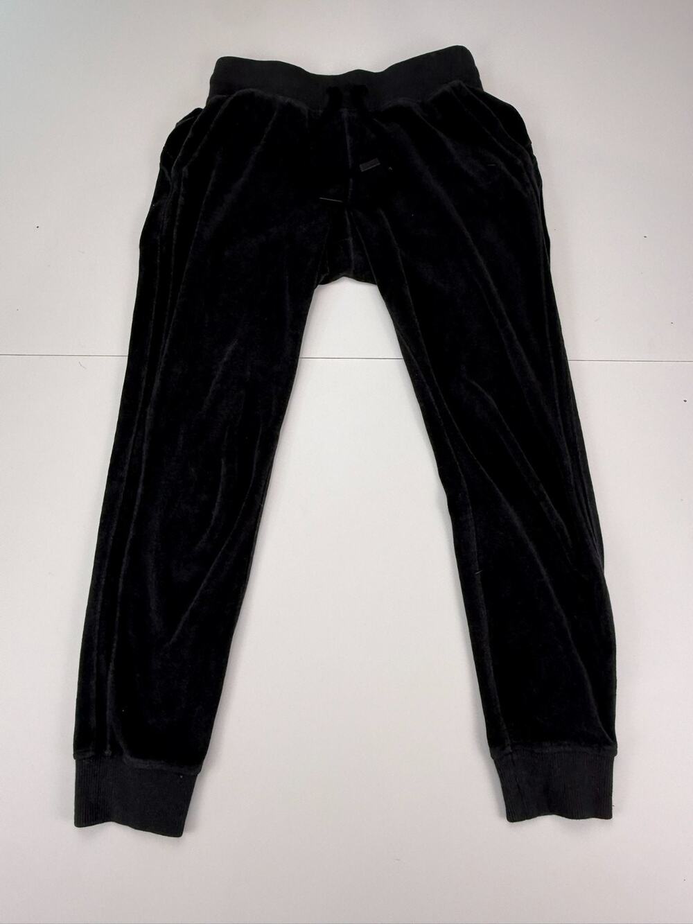 Lululemon Warm Down Jogger Velour Womens 4 Black Velvet Sweatpants